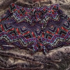 Colorful and comfy shorts.